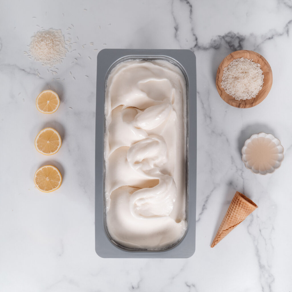 YUZU RICE VINEGAR SORBETTTO (VEGAN)