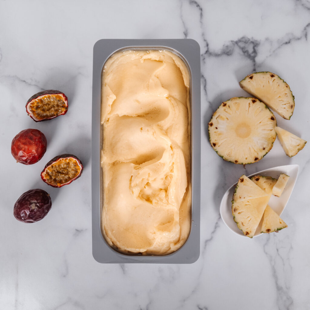 PINEAPPLE PASSION FRUIT SORBETTO (VEGAN)